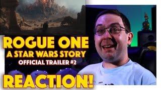 REACTION Rogue One A Star Wars Story Official Trailer #2 - Darth Vader