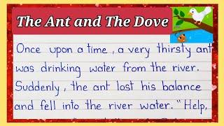 The Ant  And The Dove ️ Story In English  Moral Stories  Bedtime Stories For Kids  Short Story