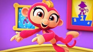 Fingerlings Tales  Bella The Monkey Jumps Really High  Kids Cartoons