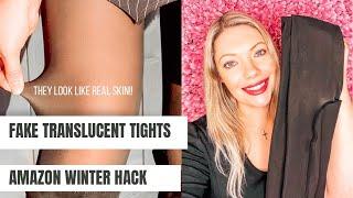 Translucent Tights  Amazon Winter Hacks Review