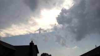 Angel in the clouds. Taken on 519 in Oklahoma City during tornado outbreak.