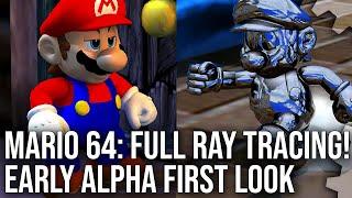 Super Mario 64 RT Full Ray Tracing Conversion - PC Technical Preview First Look