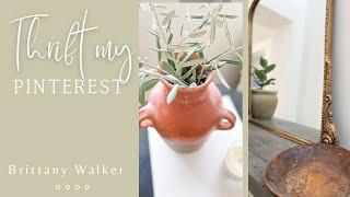 THRIFTING MY PINTEREST BOARD  COME THRIFTING WITH ME  HOW TO THRIFT  THRIFTING HOME DECOR 