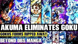 Beyond Dragon Ball Super Akuma Eliminates Primal Ultra Instinct Goku Akuma Rips Gokus Forms Away