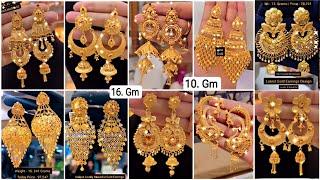 Latest Gold Earrings Designs Gold Jhumka DesignsWith Weight And Price Ear Cuff Earrings #earrings