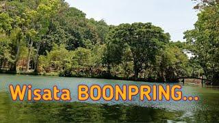 Naik Perahu di Danau BOONPRING  Wisata BoonPring Turen