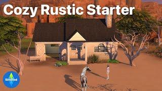 Cozy Rustic Starter  The Sims 4 Horse Ranch Speed Build