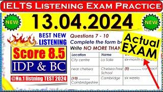 IELTS LISTENING PRACTICE TEST 2024 WITH ANSWERS  13.04.2024