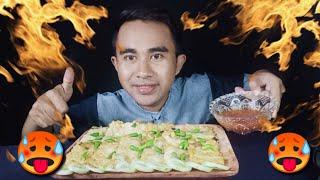 RAWIT   Mukbang Tempe Goreng Cabe Rawit Ijo Asli Mules  Dan Saos Samyang 