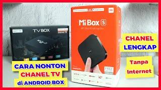 NONTON Siaran TV Digital DVB-T2 UHF Tanpa INTERNET di Android TV Box SEPUASNYA - Murah & Mudah