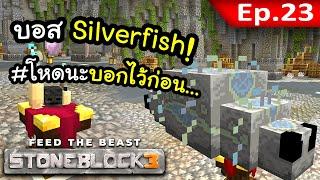 สู้กับบอส Mother Silverfish #23  Stone Block 3