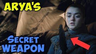 The Secret Of Aryas Dragonglass Weapon ️ SEASON 8 