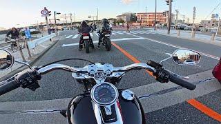 Harley Davidson Fat Boy Ride Kanagawa Touring Motorcycle asmr