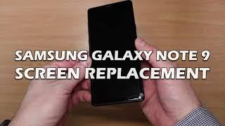 #phonerepair GALAXY NOTE 9 How to replace broken screen back-side and frame