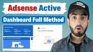 Adsense Active Dashboard Trick 2024  Unlimited Adsense Active Dashboard  New Site  Mr Sham