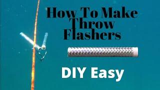 Homemade Spearfishing Flashers - EASY & CHEAP - DIY Throw Flasher and Hanging Flasher