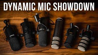 Dynamic Microphone Comparison Shure SM7B RODE Procaster & PodMic Deity VO-7U Maono PD400X BOYA
