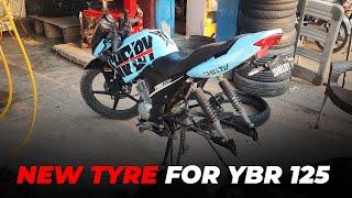 TYRE KA PROGRAM WAR GYA   Timsun 12070-18 for YBR 125