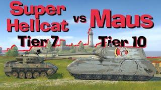 WOT Blitz Can Super Hellcat Destroy a Maus