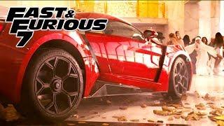 Building Jump Scene - FAST and FURIOUS 7 Lykan Hypersport 1080p