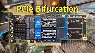 Dual NVMe Expansion Card PCIe Bifurcation Explained on a Supermicro Motherboard