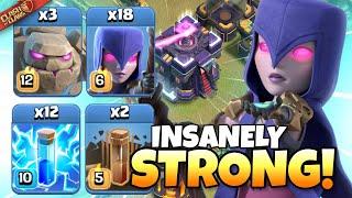 Using TH15 Zap WITCHES in my WAR Clash of Clans  Best TH15 Attack Strategies