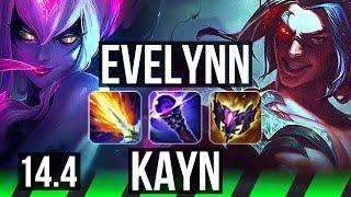 EVELYNN vs KAYN JNG  Legendary 2255  TR Diamond  14.4