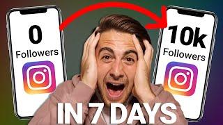1-10K Followers on Instagram in 7 Days Step By Step Guide