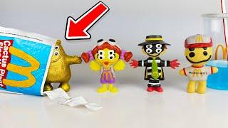 I found the ULTRA RARE Golden McDonalds Adult Happy Meal Toy  Unboxing ALL Characters - Hellomaphie