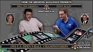 9-Ball - BILL INCARDONA vs TONY ELLIN - 1992 US Open 9-Ball Championship