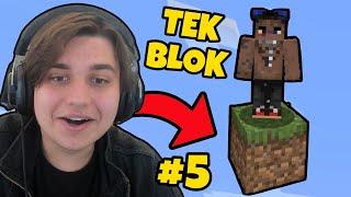 TEK BLOKTA HAYATTA KALMAK #5 - Minecraft