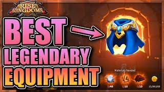 Make this legendary equipment first best legendary armor and weapons Rise of Kingdoms