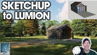 Lumion Photorealistic Rendering from SketchUp Model EP 1 - Modeling and Importing from SketchUp