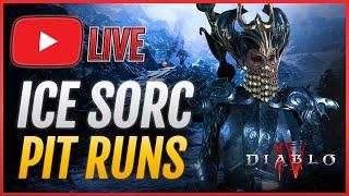 Frozen Orb ICE SORC Build - Pit runs  Diablo 4 Season 4