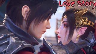 Queen Medusa & Xiao Yan  True  Love Story  Battle Through The heavens Explained in Hindi  Btth