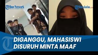 MAHASISWI BERCADAR DITUNTUT MINTA MAAF Akibat Viralkan Geng mahasiswa Pembully