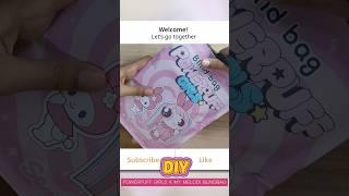 Paper DIY POWERPUFF GIRLS X MY MELODY BLINDBAG #diy #sanrio #recreate