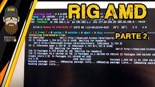 MONTAGEM RIG FULL AMD - CONFIG BIOS + HiveOS no HDSSD + OCs + parte 2  - BERNA CRIPTO