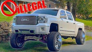 Illegally Driving Squatted Truck In Banned States … *COPS REVOKED LICENSE*