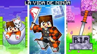 Ciclo de Vida de un NINJA en Minecraft  Historia de un Ninja