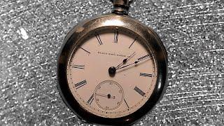 Taking apart an 1880s Elgin pocket watch - part 1 of 3