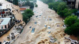 चीन को डूबता देख पूरी दुनिया हिल गई  China flood 2023