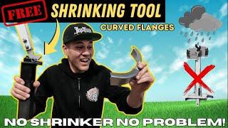 EASY FREE DIY SHRINKER TOOL HOW-TO Make CURVED FLANGES on SHEET METAL