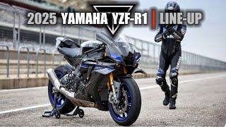 The 2025 Yamaha YZF-R1 Series  R1 R1M R1-RACE & R1-GYTR