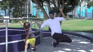 Father and Son Parkour