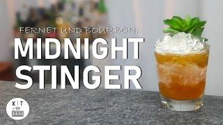 Midnight Stinger Cocktail - Fernet Branca trifft Whiskey Sour