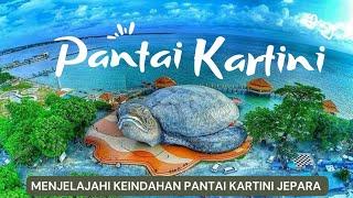 Pantai Kartini di Jepara-Jawa Tengah  Tourist site Kartini Beach Central Java-Indonesia