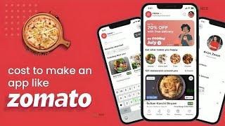 how much cost to make app like Zomato  app develop cost  how much cost to make food app #raunix