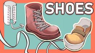 How to draw SHOES │ 2 minute footwear guide for artists