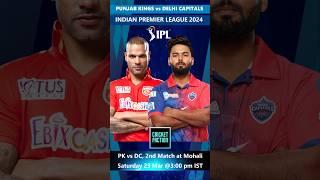 Punjab Kings vs Delhi Capitals IPL 2024 Match Detail  Playing 11  Head to Head  #ipl #ipl2024